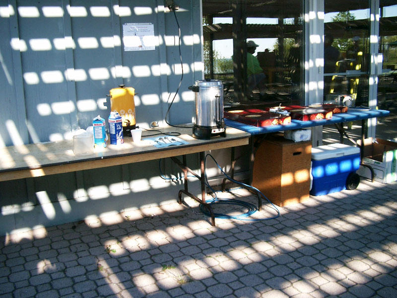Coffee and Donuts Table