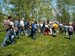 Participants Head Down to Hunt Field #1