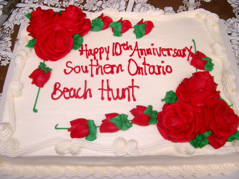 10th Anniversary Cake - White